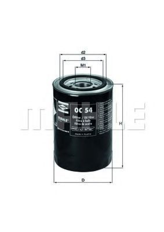 OC 54 KNECHT 77641343 - Oil Filter