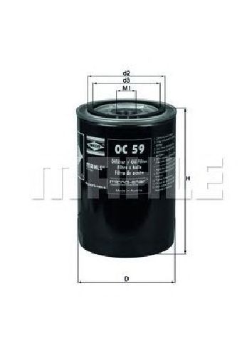 OC 59 KNECHT 72014496 - Oil Filter