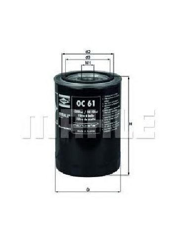 OC 61 KNECHT 77429616 - Oil Filter