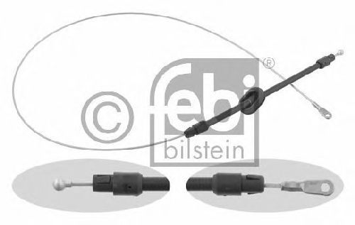 FEBI BILSTEIN 26730 - Cable, parking brake Front VW, MERCEDES-BENZ