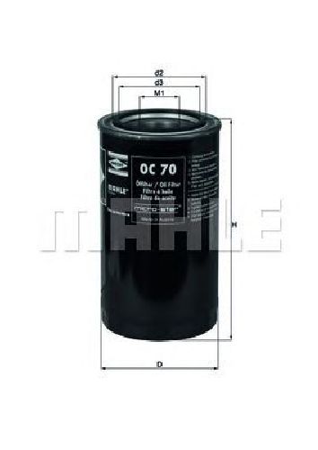 OC 70 KNECHT 77446578 - Filter, operating hydraulics