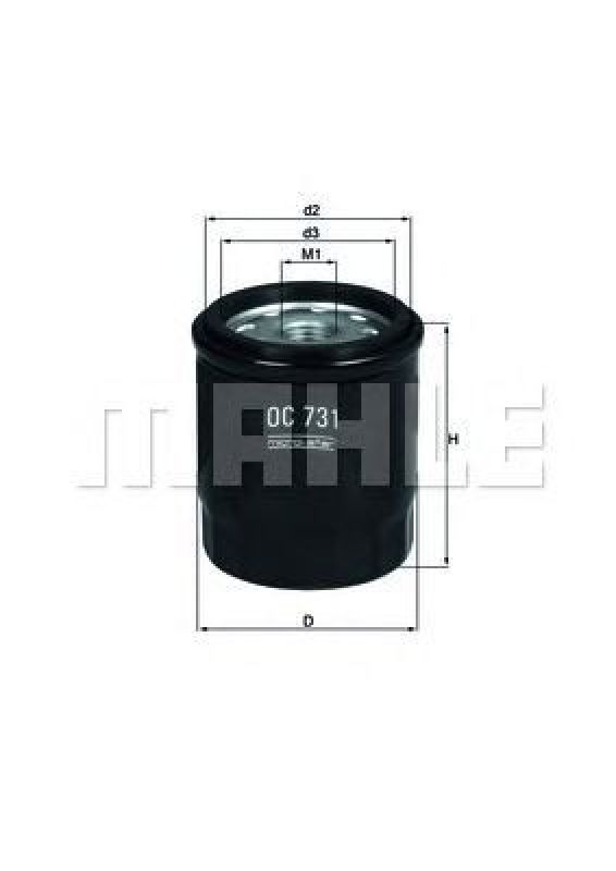 OC 731 KNECHT 70516714 - Oil Filter