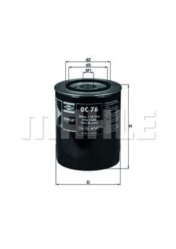 OC 76 KNECHT 77642895 - Oil Filter