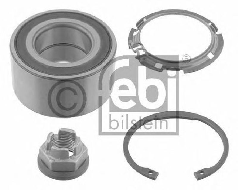 FEBI BILSTEIN 26887 - Wheel Bearing Kit Front Axle left and right DACIA, RENAULT