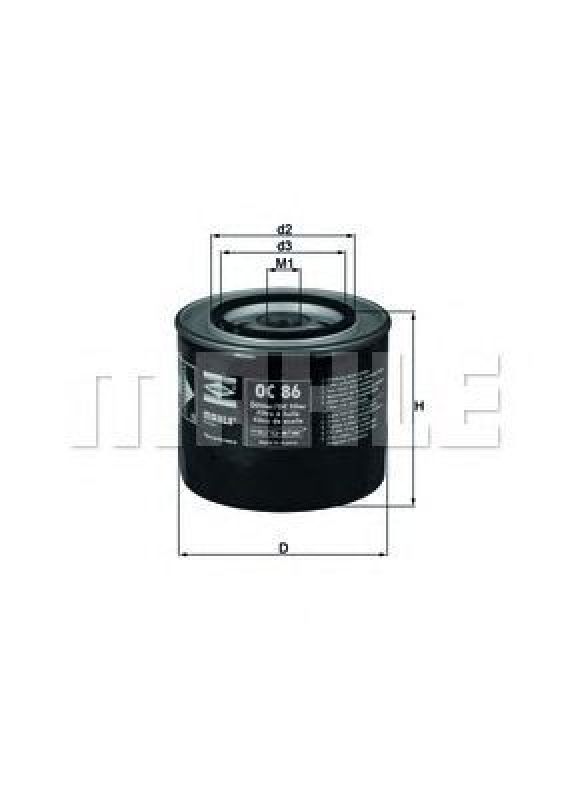 OC 86 KNECHT 77643240 - Oil Filter