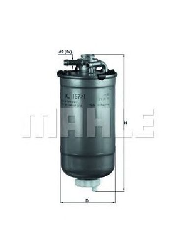 KL 157/1D KNECHT 76663702 - Fuel filter VW