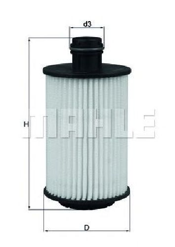 OX 1012D KNECHT 72348837 - Oil Filter CHEVROLET, VAUXHALL, OPEL