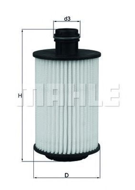 OX 1012D KNECHT 72348837 - Oil Filter CHEVROLET, VAUXHALL, OPEL