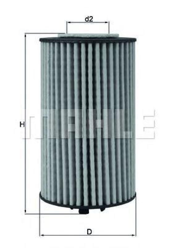 OX 1058D KNECHT 72366593 - Oil Filter VAUXHALL, OPEL