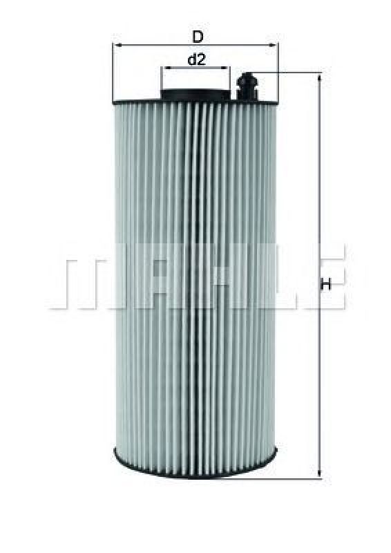 OX 1059D KNECHT 72366275 - Oil Filter DAF