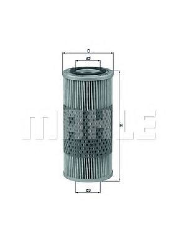 OX 12D KNECHT 77655574 - Oil Filter MOSKVICH, GAZ