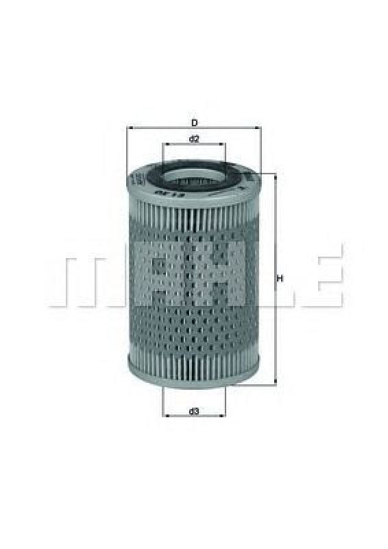 OX 13D KNECHT 77543424 - Oil Filter