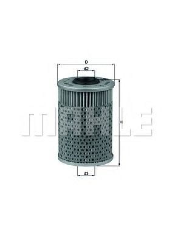 OX 151D KNECHT 78782781 - Oil Filter