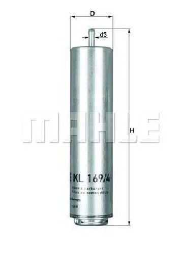 KL 169/4D KNECHT 70551453 - Fuel filter BMW, MINI