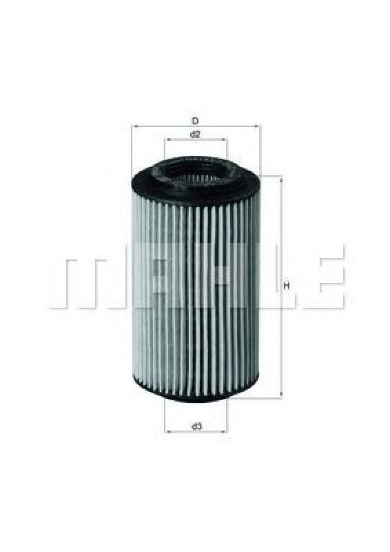 OX 153/7D KNECHT 78537748 - Oil Filter MERCEDES-BENZ, PUCH