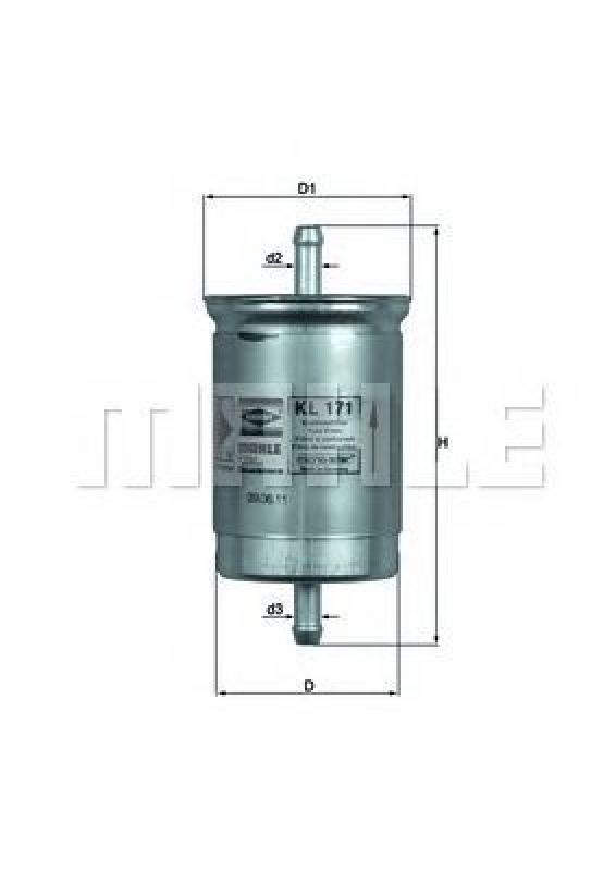 KL 171 KNECHT 79884651 - Fuel filter OPEL, NISSAN, INFINITI