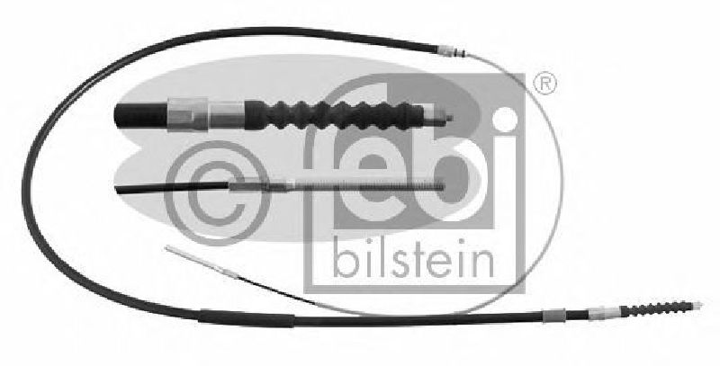 FEBI BILSTEIN 27472 - Cable, parking brake Left Rear | Right Rear