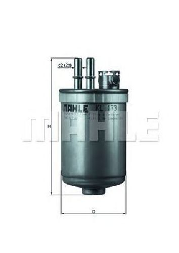 KL 173 KNECHT 78486102 - Fuel filter FORD