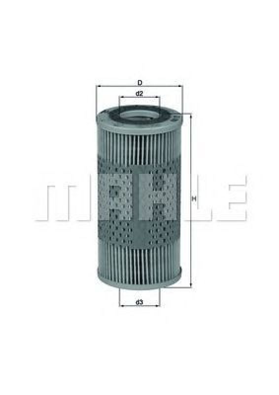 OX 17D KNECHT 77535107 - Oil Filter