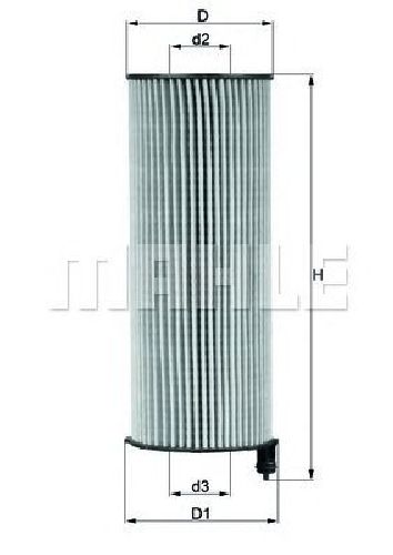 OX 196/2D KNECHT 70551811 - Oil Filter