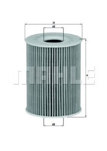 OX 254D1 KNECHT 70316361 - Oil Filter MERCEDES-BENZ