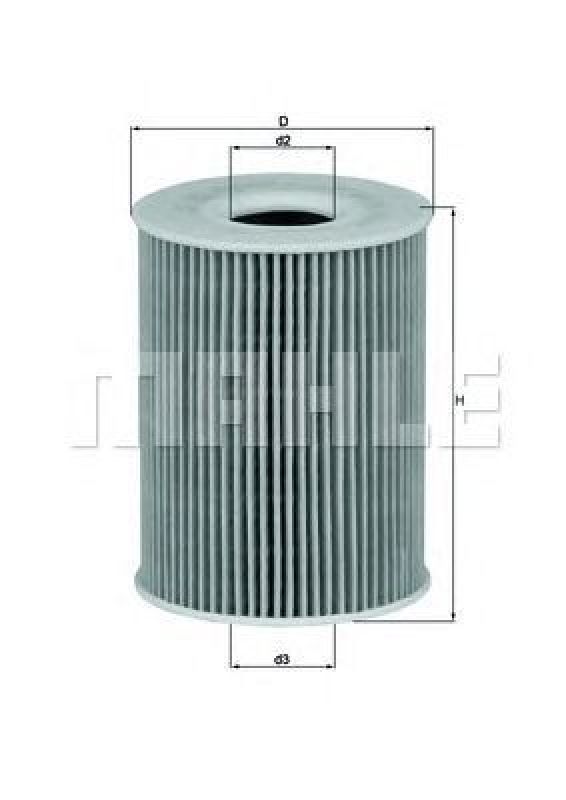 OX 254D1 KNECHT 70316361 - Oil Filter MERCEDES-BENZ