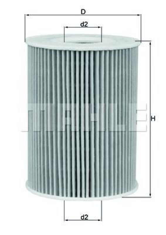 OX 254D5 KNECHT 72346910 - Oil Filter PORSCHE