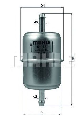 KL 18 OF KNECHT 77056351 - Fuel filter