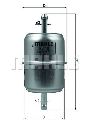 KL 18 OF KNECHT 77056351 - Fuel filter
