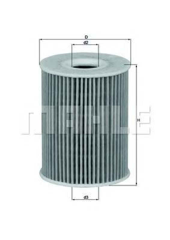 OX 355/3D KNECHT 70358206 - Oil Filter CHEVROLET, OPEL, VAUXHALL