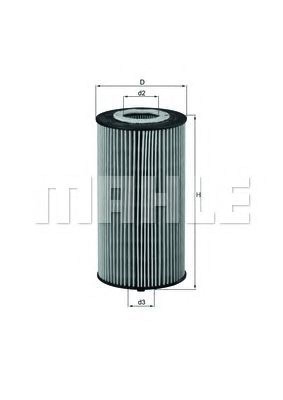 OX 358D KNECHT 70318035 - Oil Filter AUDI, VW