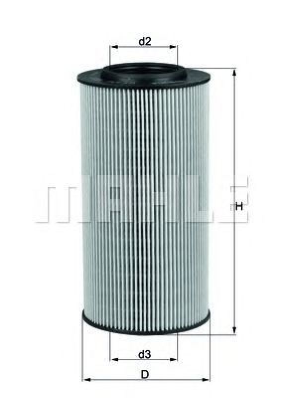 OX 434D KNECHT 70383211 - Oil Filter DAF, SOLARIS, BOVA, GINAF, IRIZAR