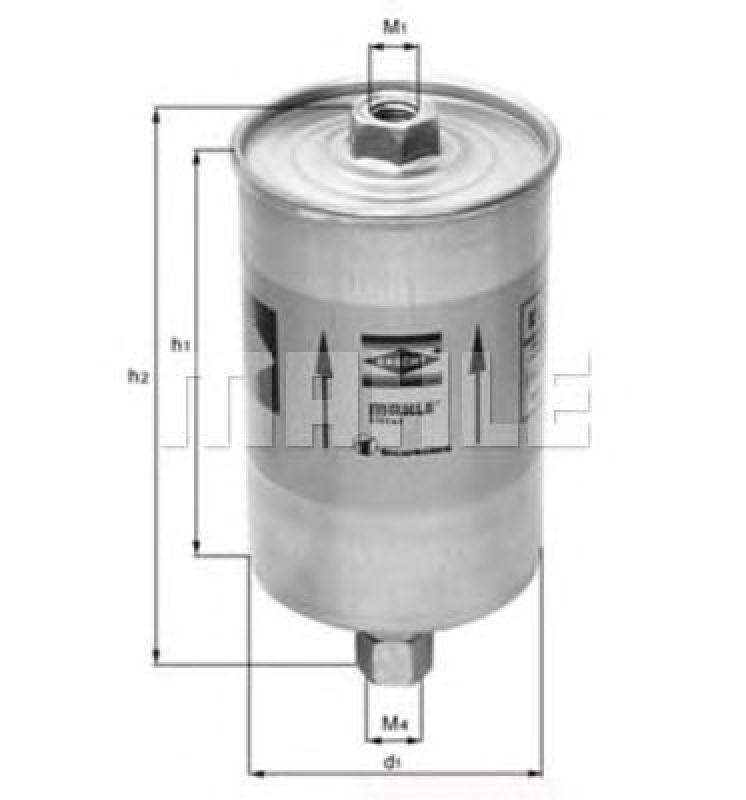 KL 184 KNECHT 79861709 - Fuel filter