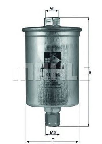 KL 184 KNECHT 79861709 - Fuel filter