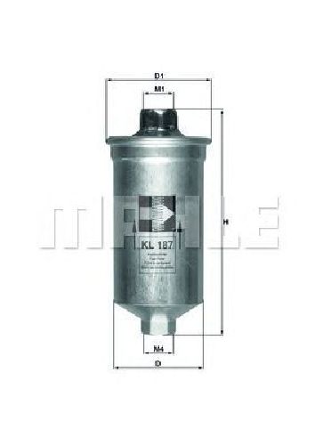 KL 187 KNECHT 79861667 - Fuel filter