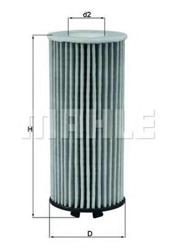 OX 815D KNECHT 72341789 - Oil Filter MINI, BMW