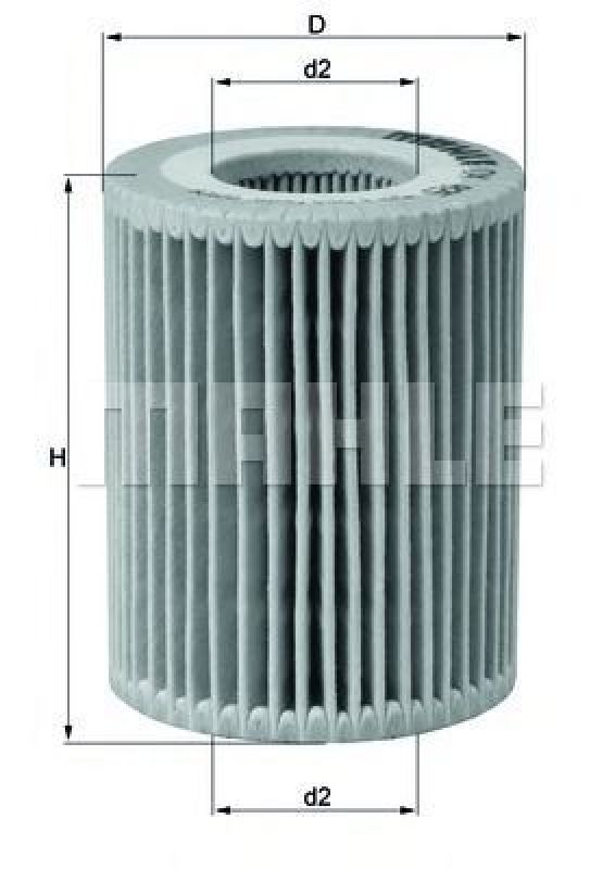 OX 825D KNECHT 70592617 - Oil Filter BMW