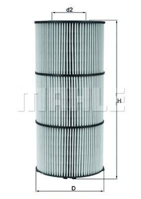 OX 832D KNECHT 70577897 - Oil Filter MERCEDES-BENZ