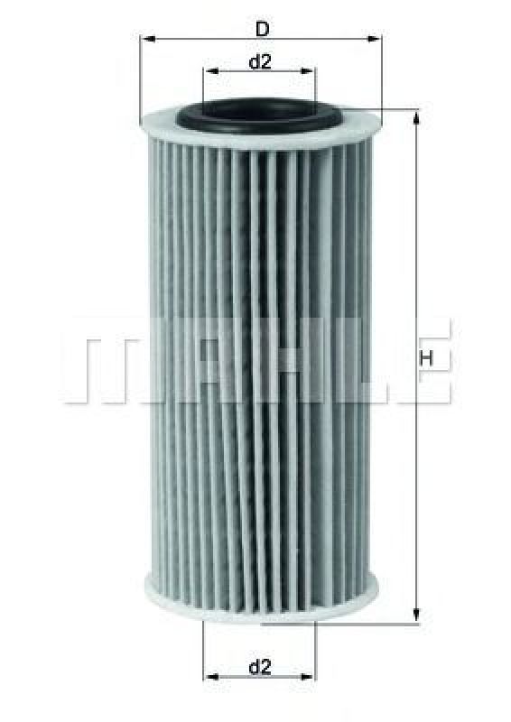 OX 835D KNECHT 70588278 - Oil Filter AUDI, SEAT, VW, SKODA, PORSCHE