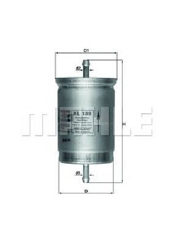 KL 189 KNECHT 79884636 - Fuel filter