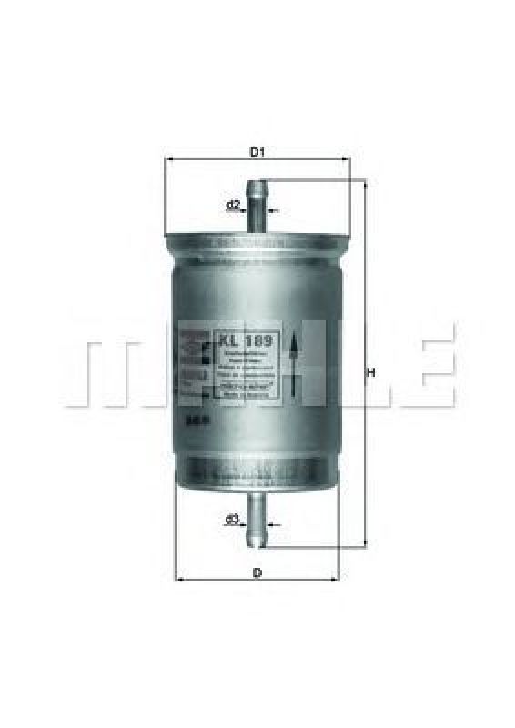 KL 189 KNECHT 79884636 - Fuel filter