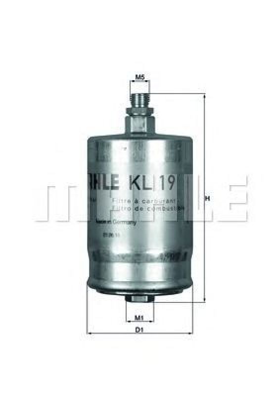 KL 19 KNECHT 77850191 - Fuel filter