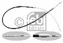 FEBI BILSTEIN 28736 - Cable, parking brake Right Rear