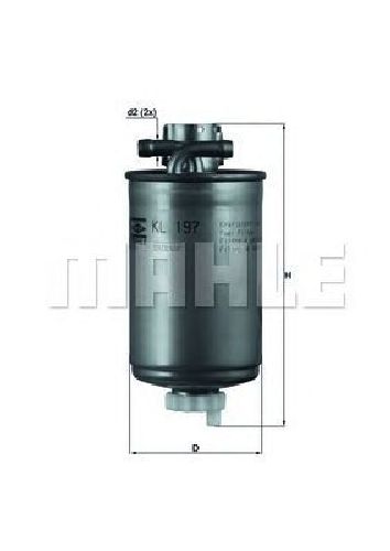 KL 197 KNECHT 78486029 - Fuel filter