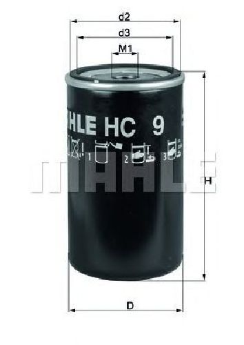 HC 9 KNECHT 77400617 - Hydraulic Filter, automatic transmission