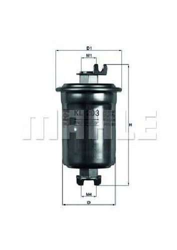 KL 203 KNECHT 78433104 - Fuel filter