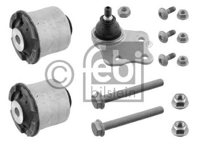 FEBI BILSTEIN 29195 - Control Arm-/Trailing Arm Bush Front Axle left and right MERCEDES-BENZ