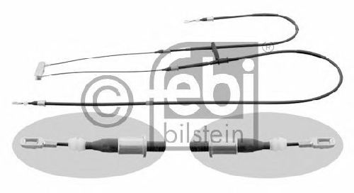 FEBI BILSTEIN 29305 - Cable, parking brake Left Rear | Right Rear