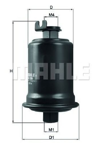 KL 209 KNECHT 78444291 - Fuel filter