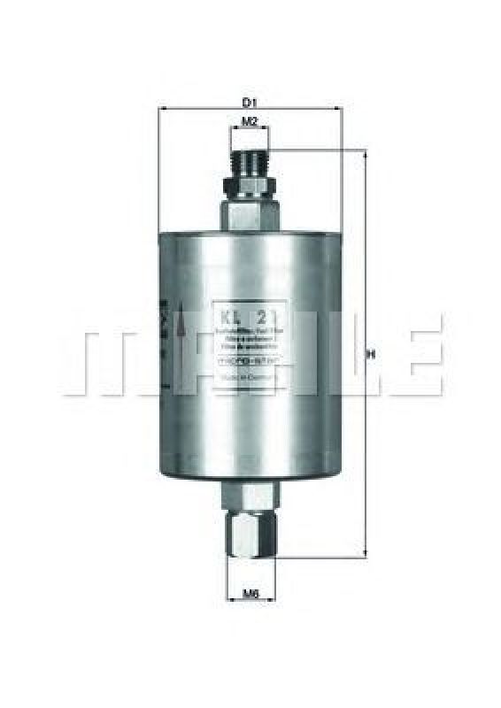 KL 21 KNECHT 77697907 - Fuel filter